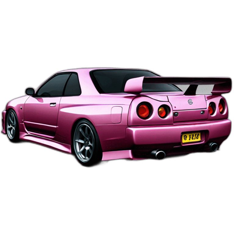 Nissan skyline R34  emoji