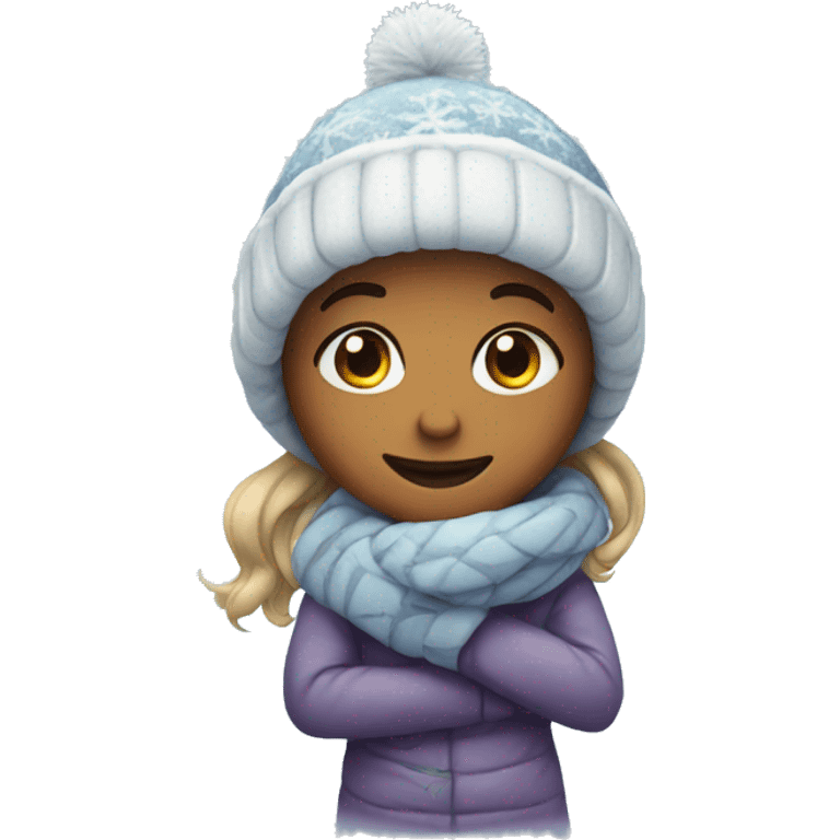 Cute winter emoji