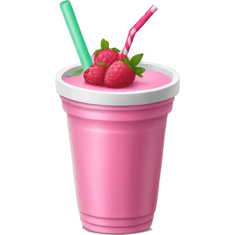 Pink smoothie emoji