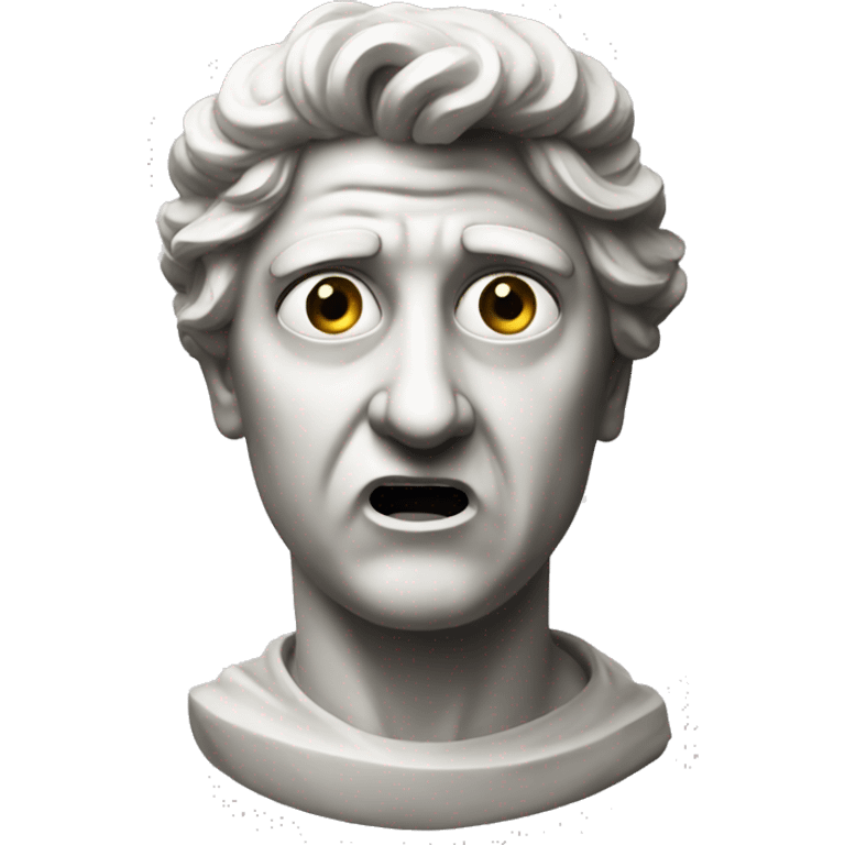 italian statue extremly shocked emoji