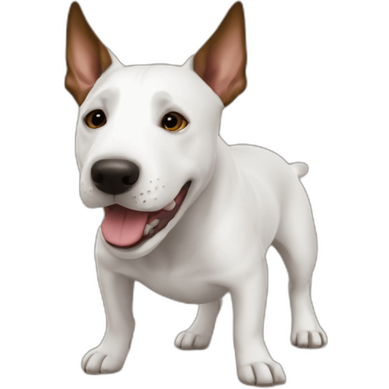 Dog bullterrier sunglades emoji