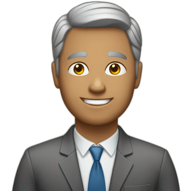 man working in office emoji