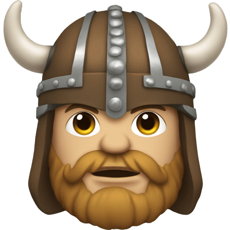 viking wearing a bear helmet emoji