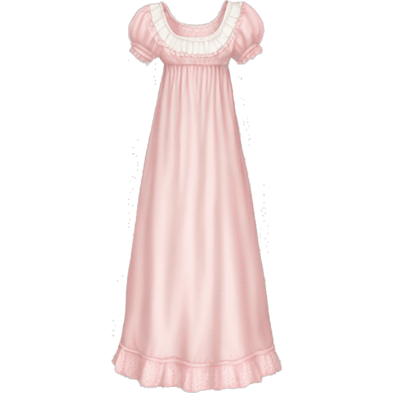 light pink victorian nightgown  emoji