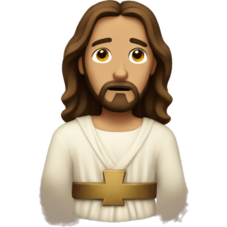 Sad Jesus  emoji