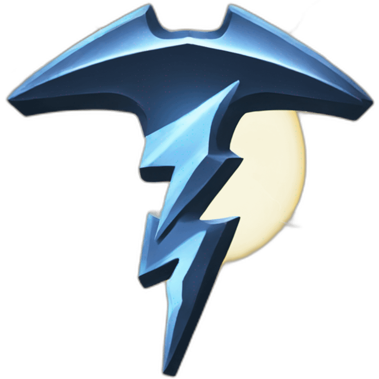 lightning meets anvil emoji