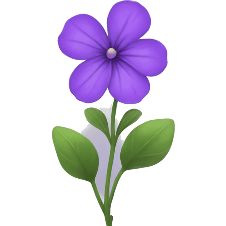 violet flower emoji