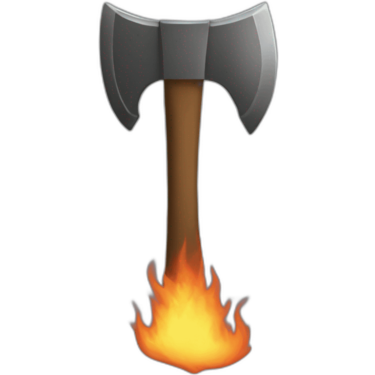 Axe  fire  emoji