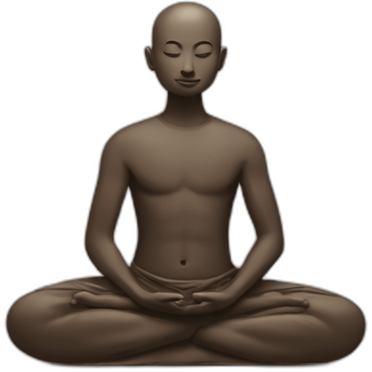 Meditation boy Zen Buddhism emoji