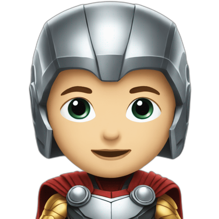 thor baby in iron man outfit emoji