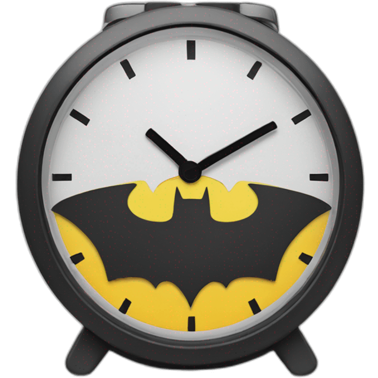 Batman alarm clock emoji