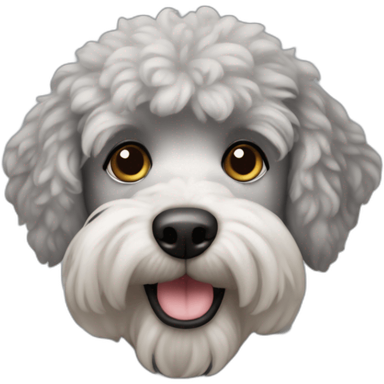 caniche gris emoji