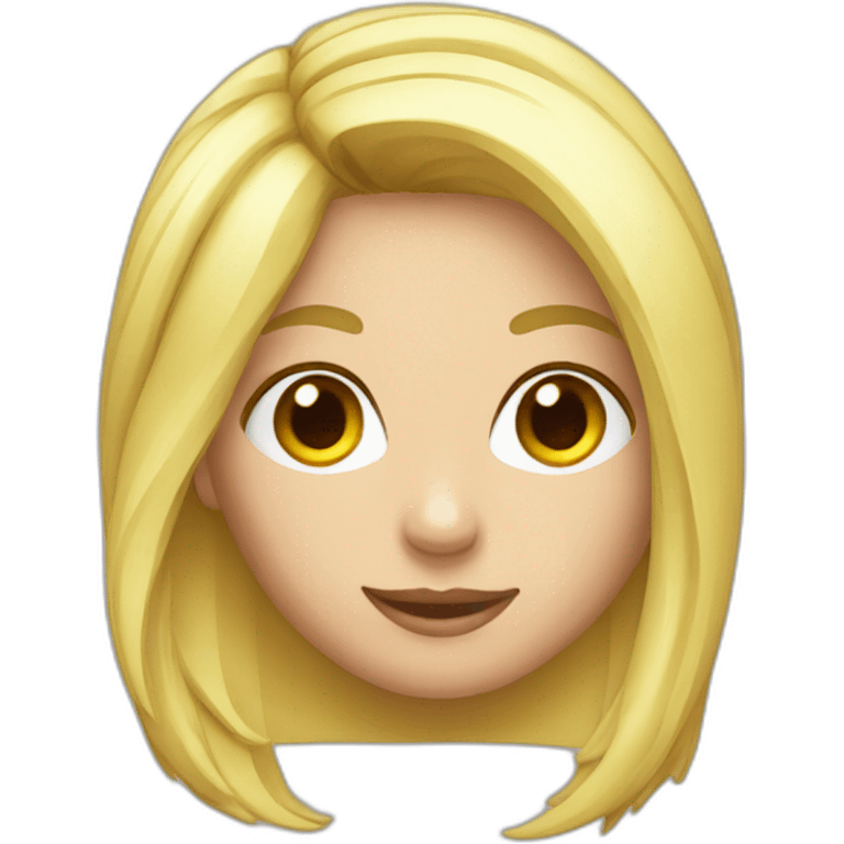 Gameuse blonde emote emoji