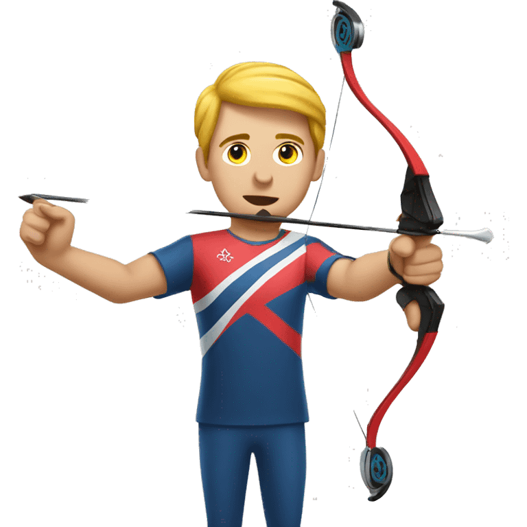 olympics archery man emoji