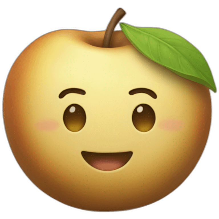 Pomme de terre kawai emoji