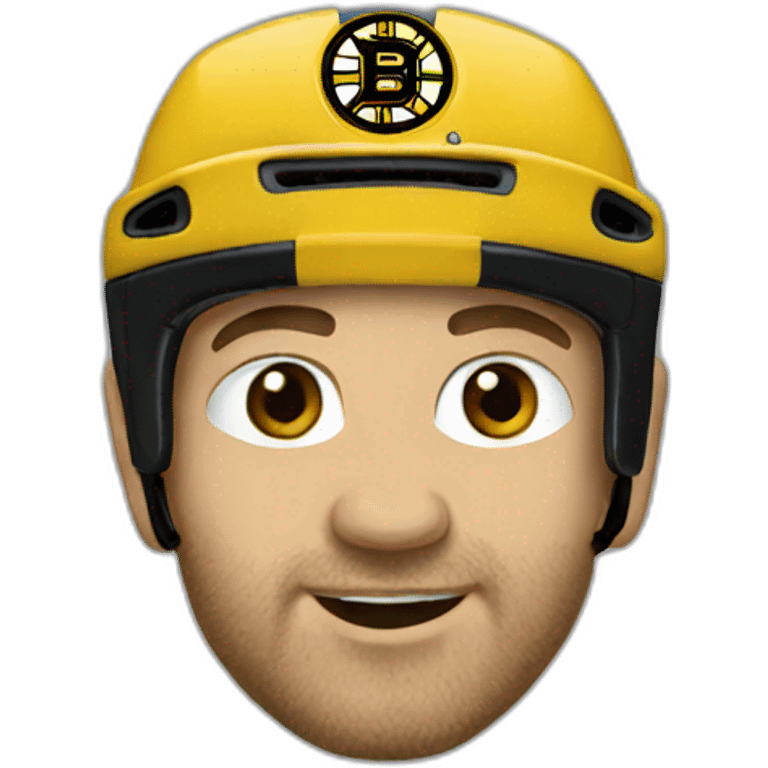 Boston Bruins hockey emoji