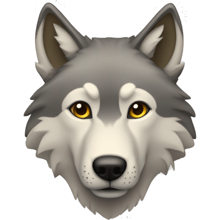 Loup énervé  emoji