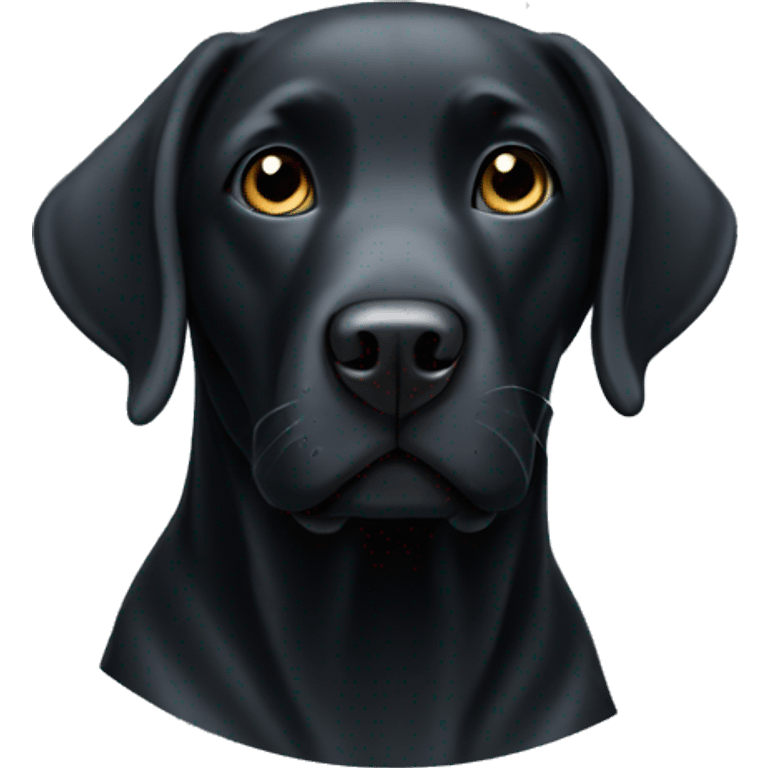 black labrador dog emoji