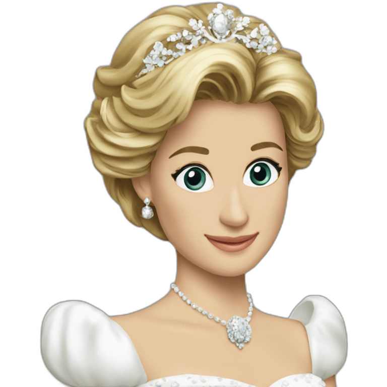 Princess diana mariage emoji