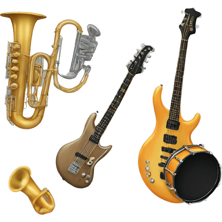 Band instruments emoji