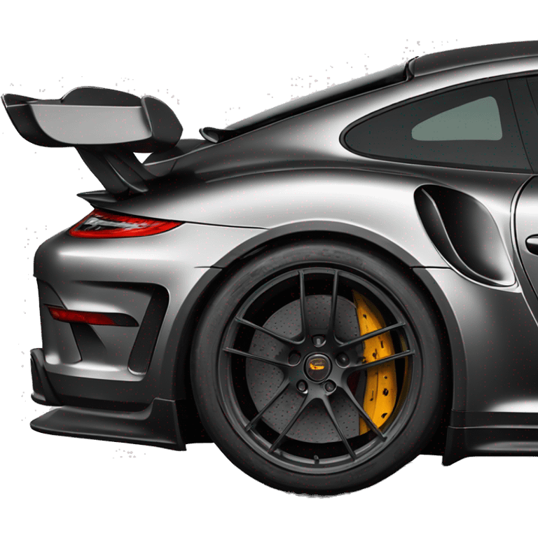 porsche gt3 rs black emoji