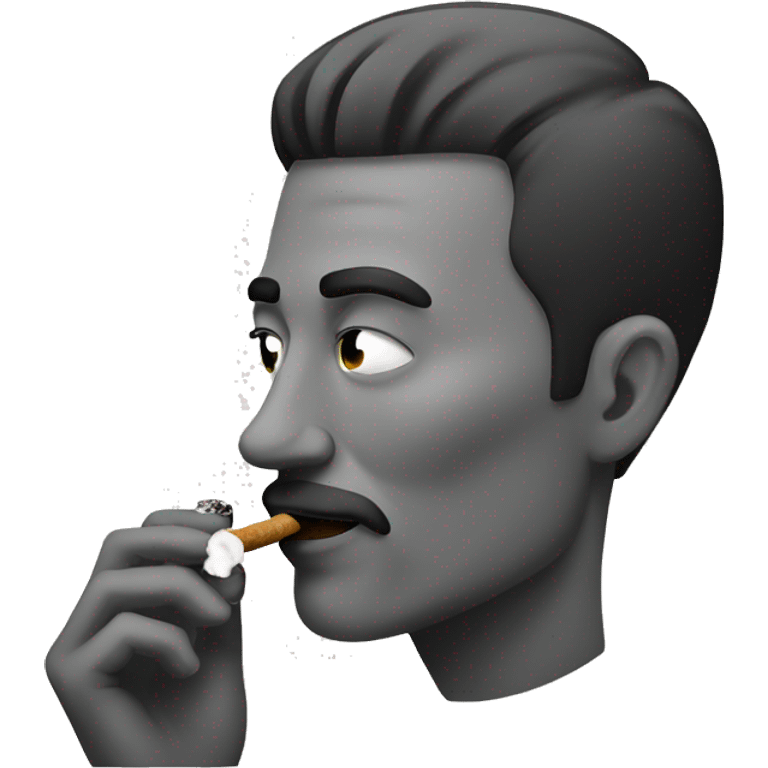 Man smoking emoji