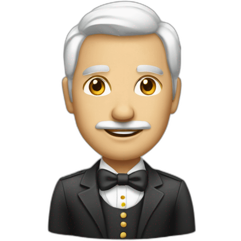 empresario de piel blanca emoji