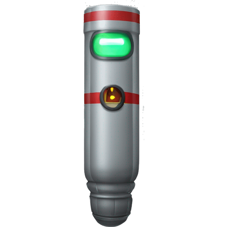 tube with laser light emoji