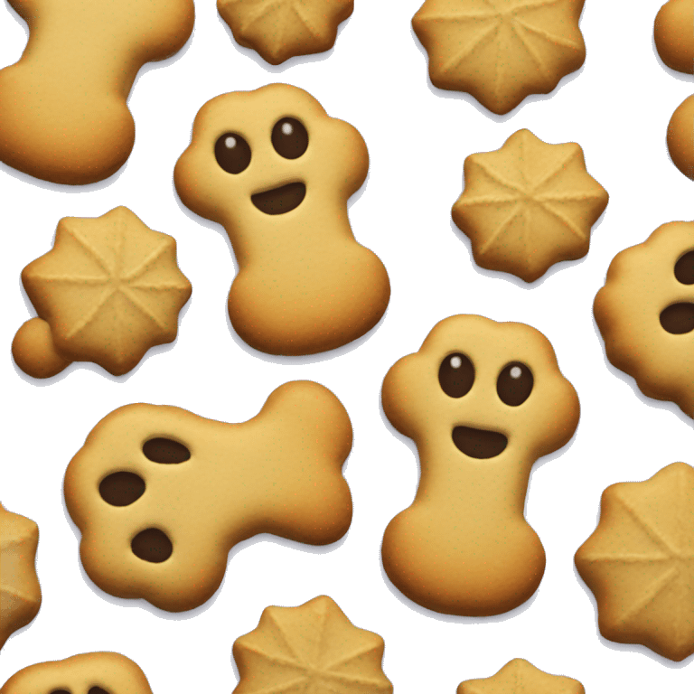 Christmas biscuit emoji