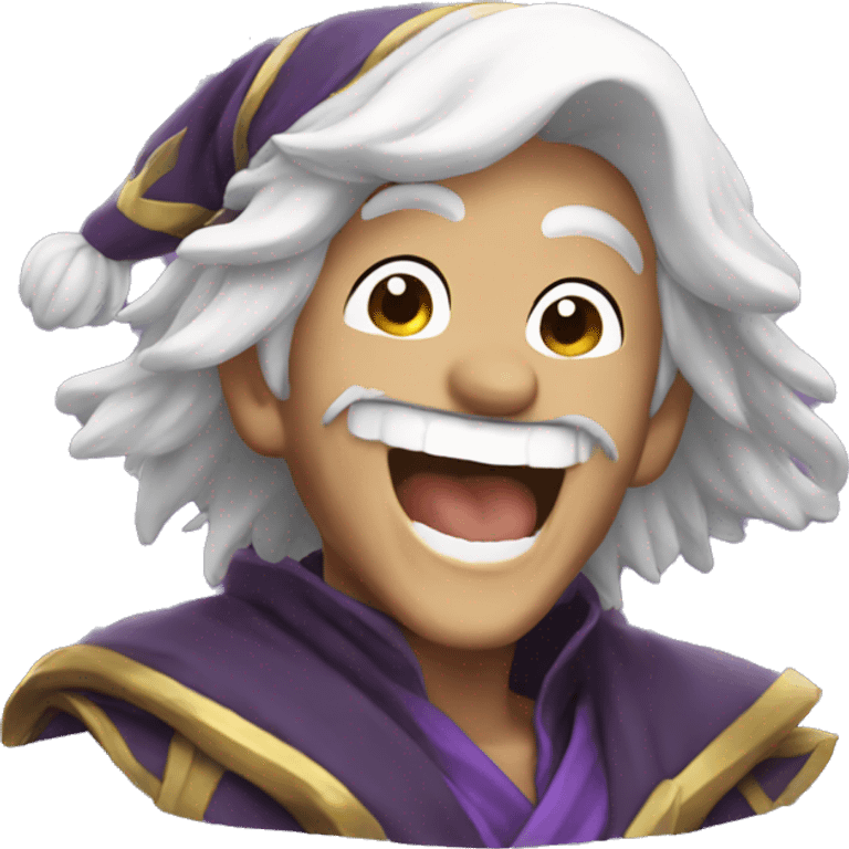 anime wizard laughing emoji