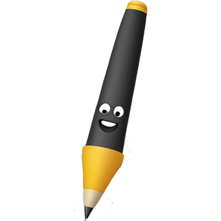 Pen Tool Smiley: A cheerful face with the pen tool or bezier curves forming a smile. emoji