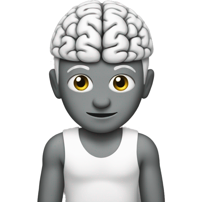 white brain emoji