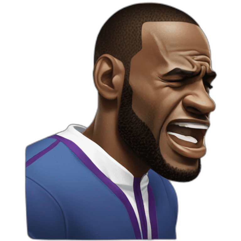 Lebron james crying emoji