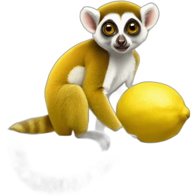 lemon lemur emoji