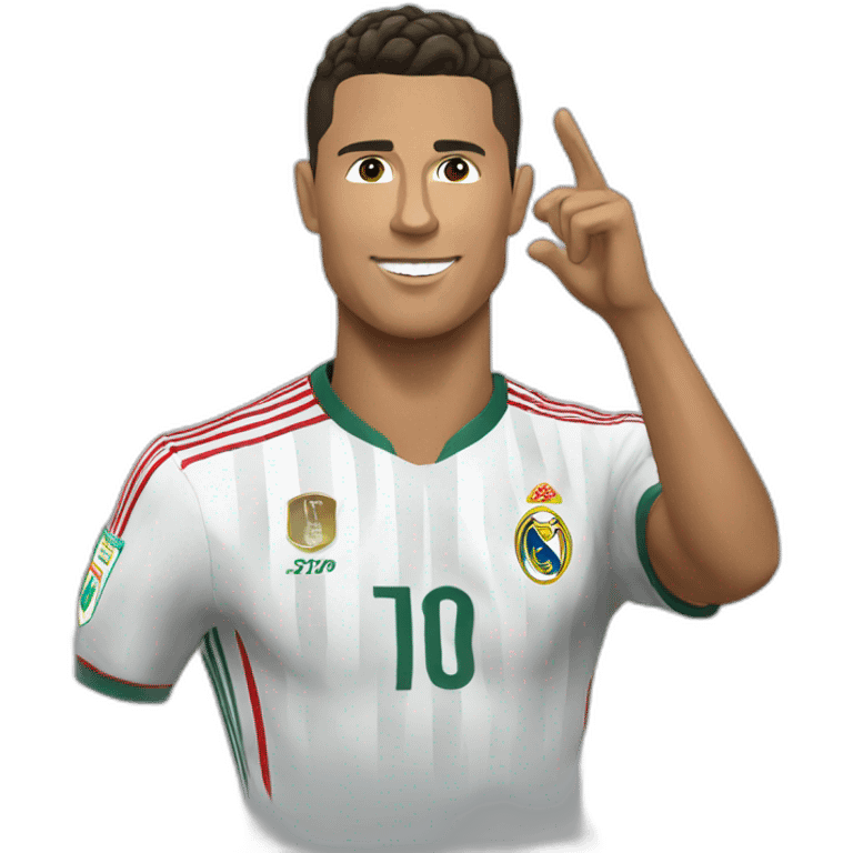 Ronaldo qui cour  emoji