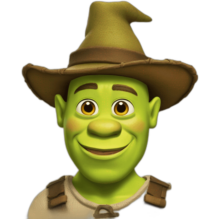 shrek with hat emoji