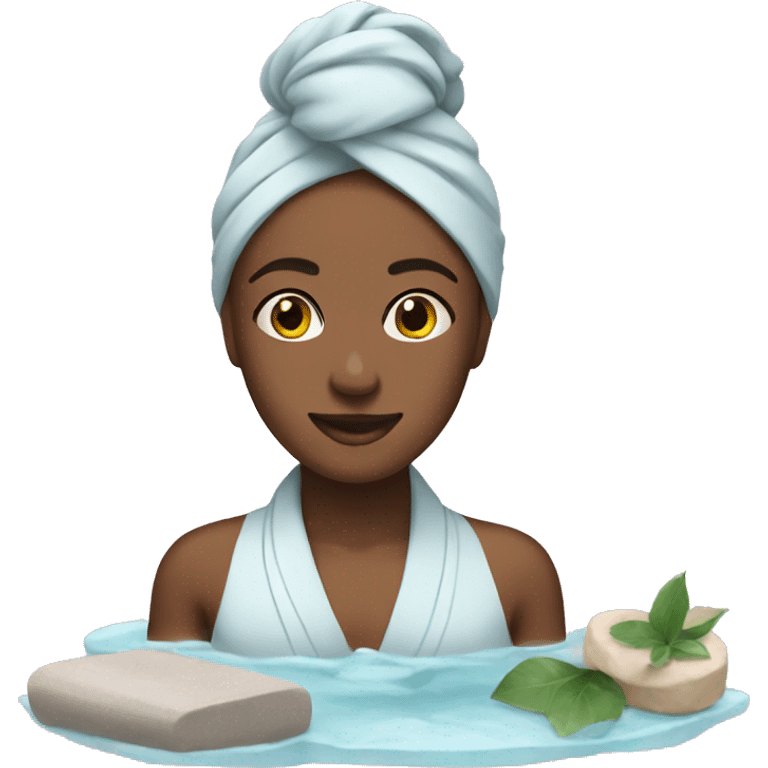 Spa day emoji