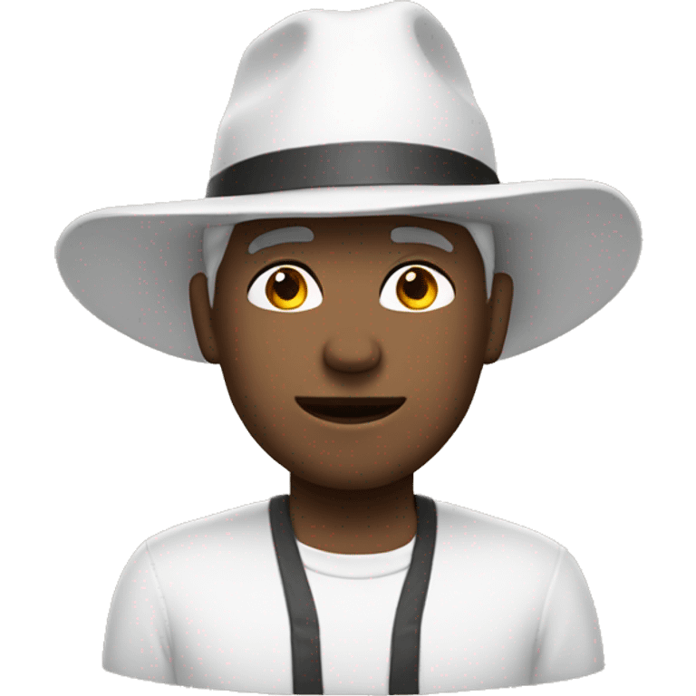 Man with white pointy hat emoji