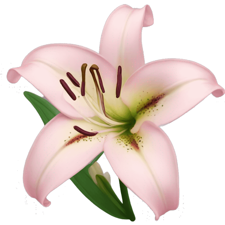 light pink lilium emoji