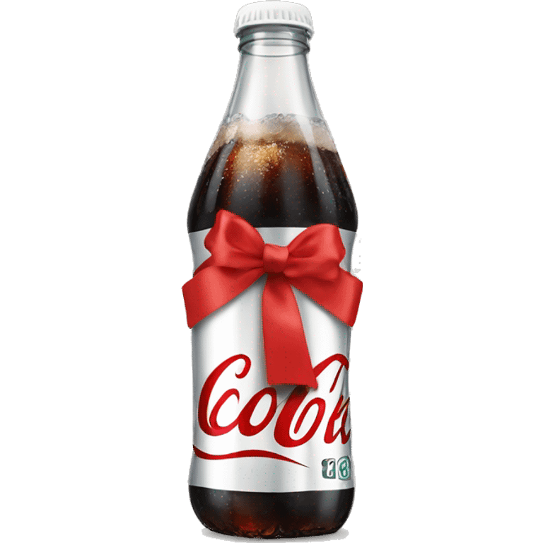 Diet Coke with a ribbon emoji