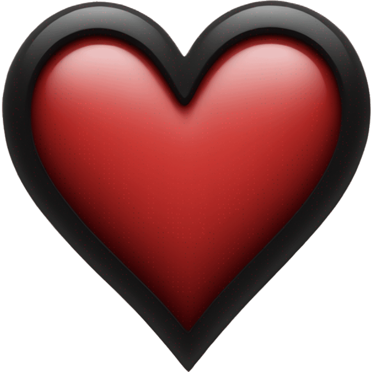 heart-symbol-deep-red-and-black-colour emoji