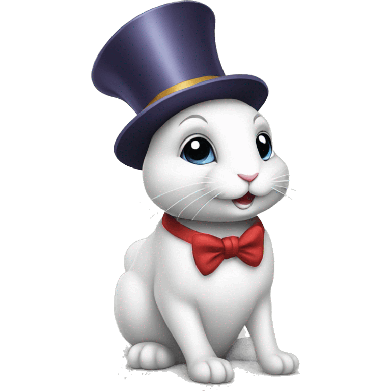 magician rabbit in hat emoji