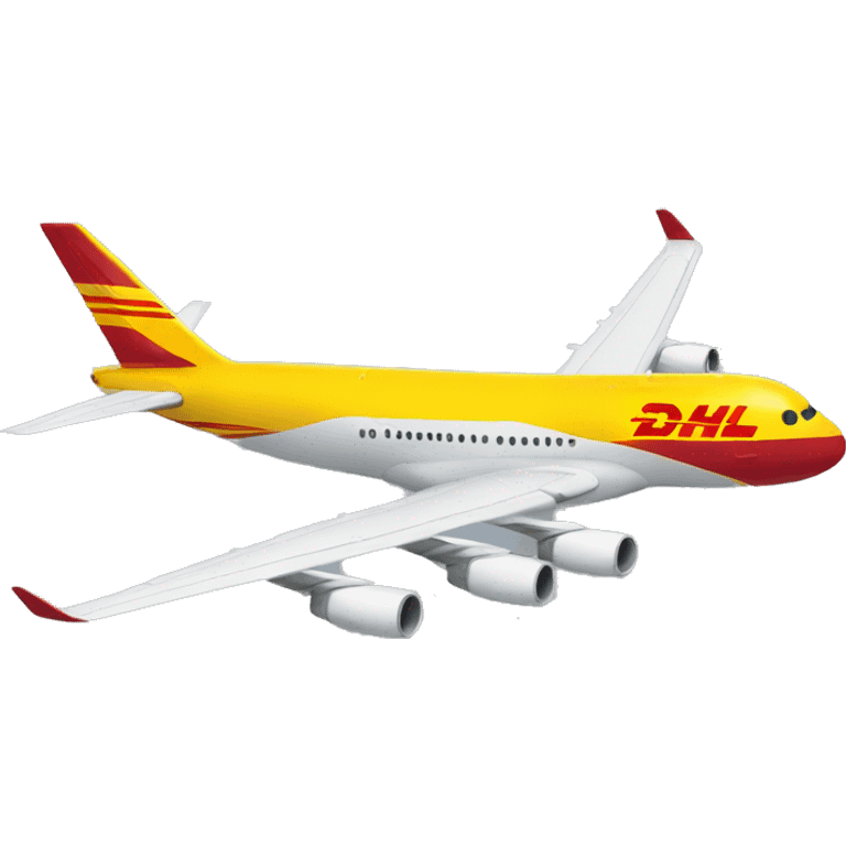 2 engine aircraft DHL emoji