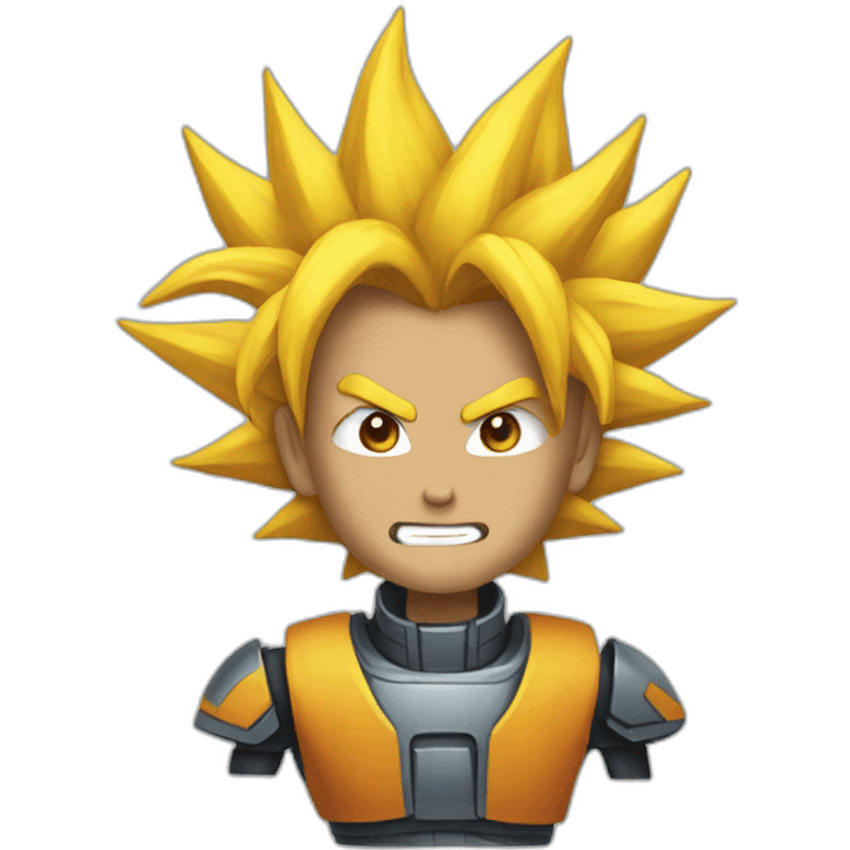 robot super saiyan emoji