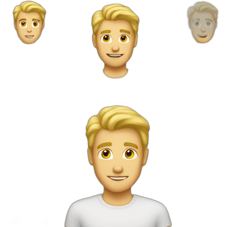 Blonde guy emoji