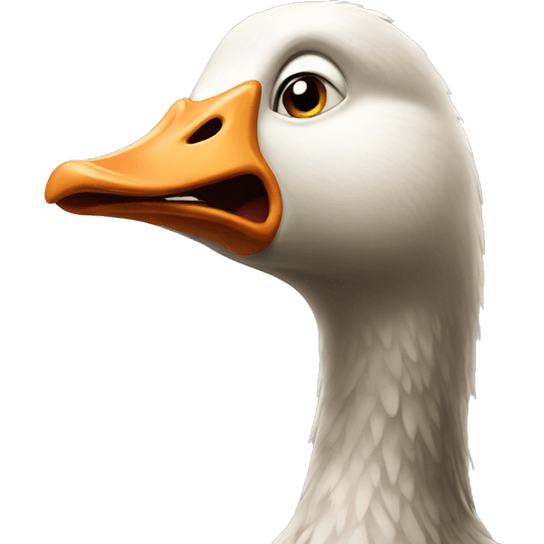 Angry goose emoji