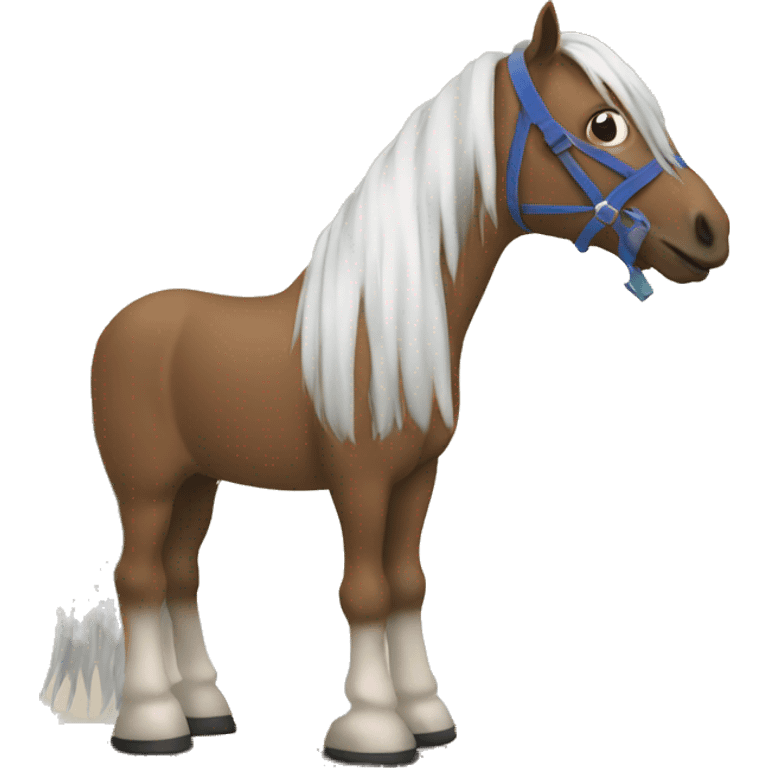 horse working on a laptop emoji