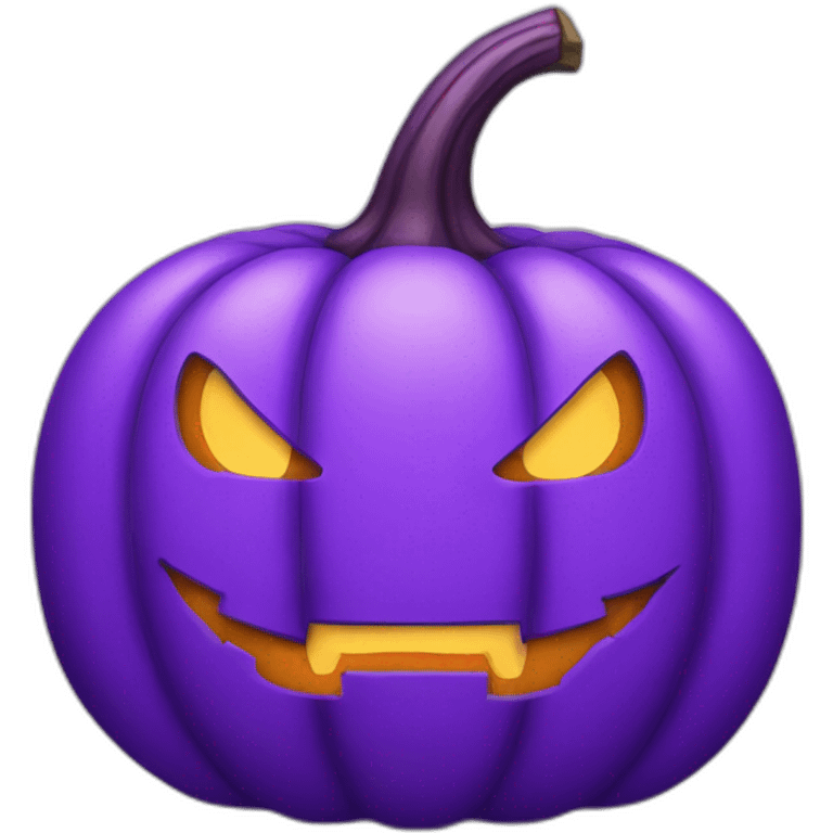 purple pumpkin emoji