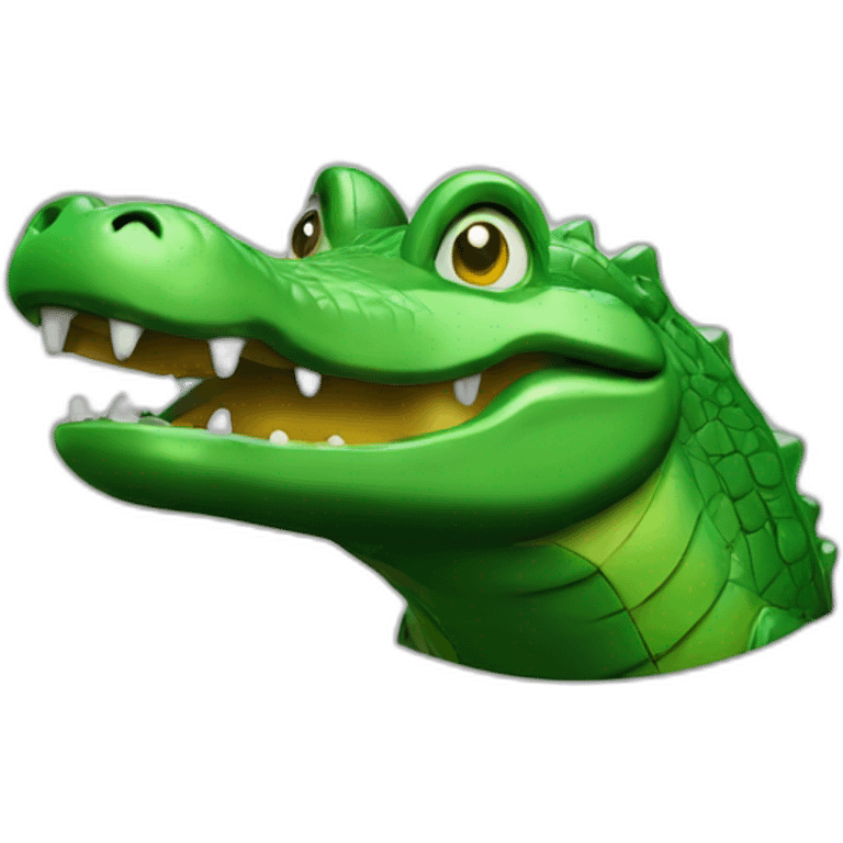 alligator animatronic coin emoji