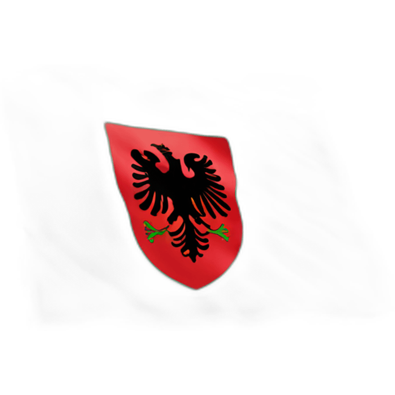 Bandiera unica Italia albania emoji